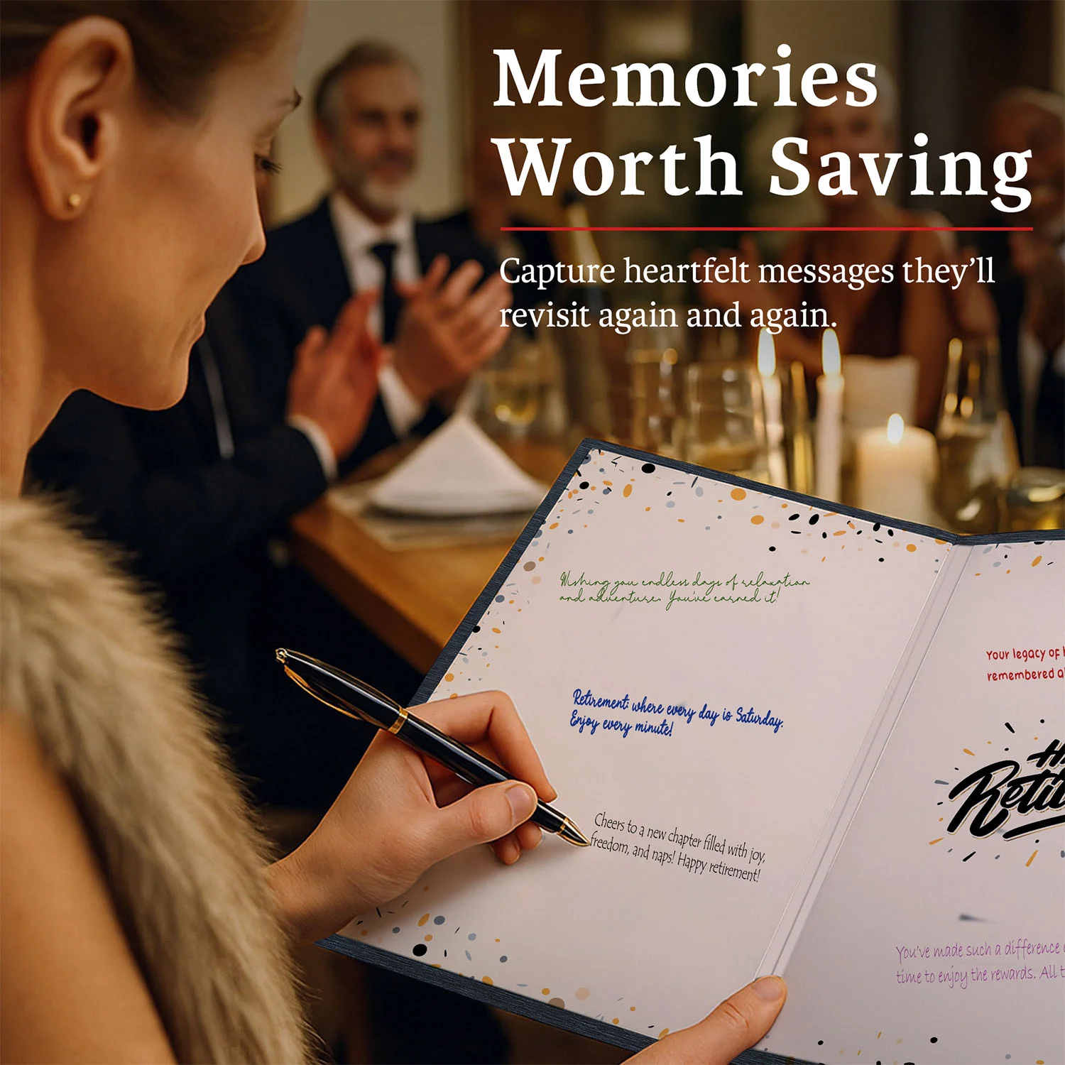 Retirement Guestbook (BLACK)